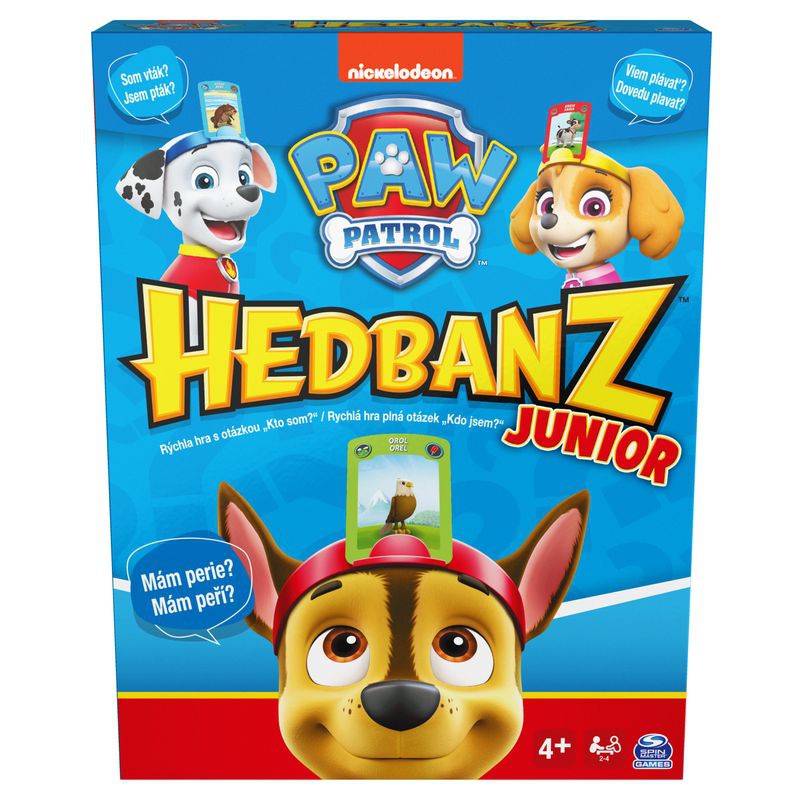 Spin Master Games društvena igra zagonetki Hedbanz Paw Patrol Junior