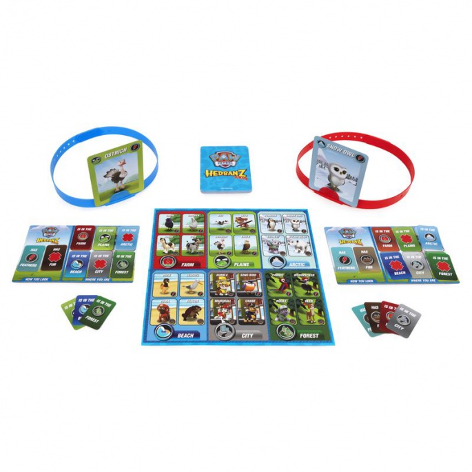 Spin Master Games društvena igra zagonetki Hedbanz Paw Patrol Junior