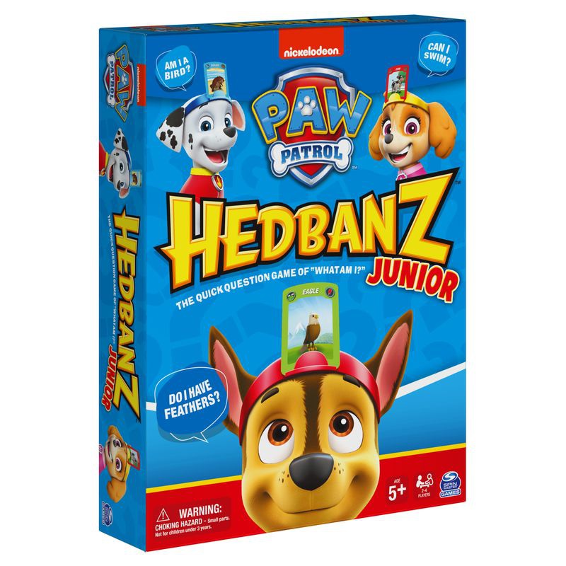 Spin Master Games društvena igra zagonetki Hedbanz Paw Patrol Junior