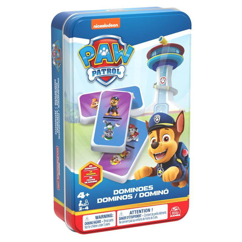Spin Master Games Paw Patrol domino u limenoj kutiji