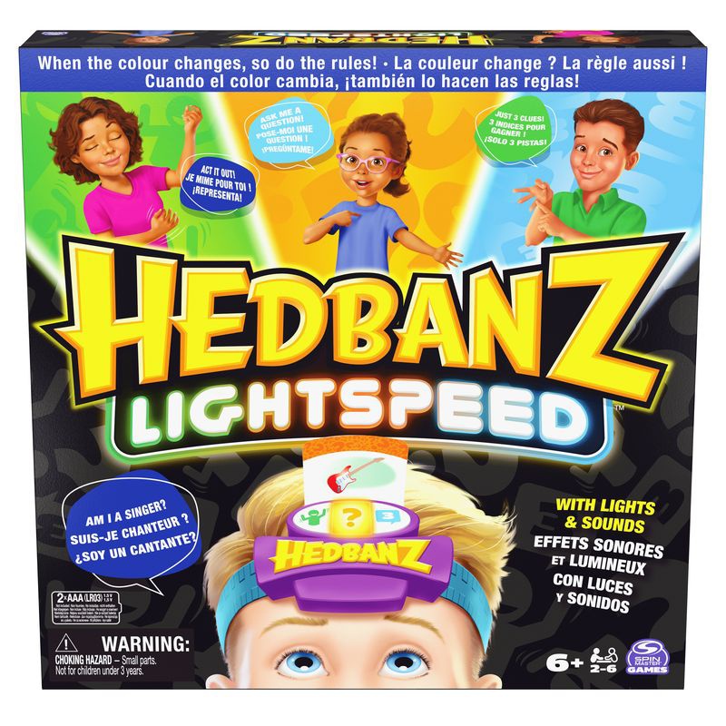 Spin Master Games Hedbanz Lightspeed