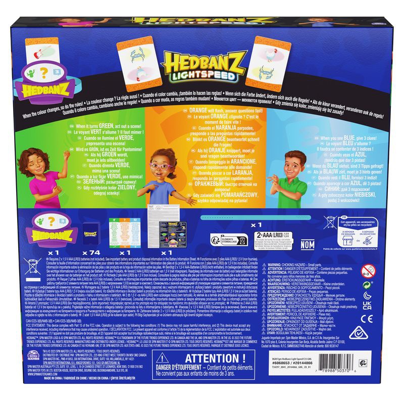Spin Master Games Hedbanz Lightspeed