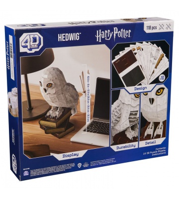 Hari Poter Hedviga puzzle na stalku 3D