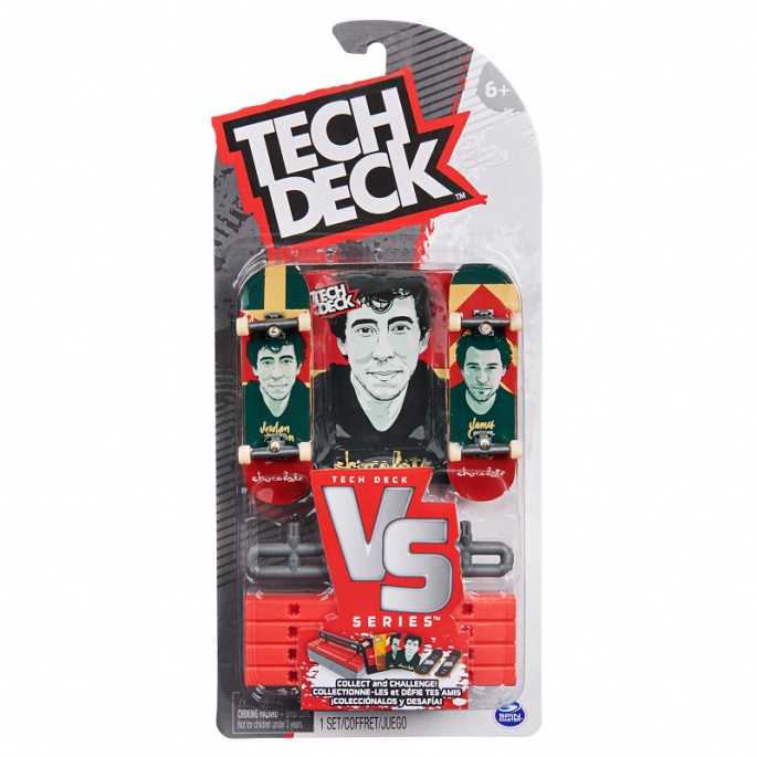 Tech Deck fingerboard dvostruki paket s preprekom VS Series Chocolate