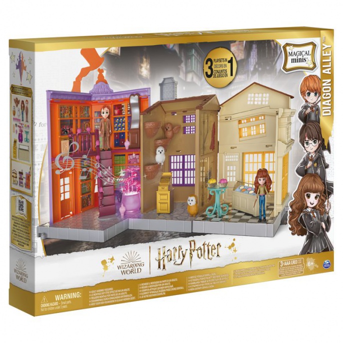 Harry Potter igraća kolica "Diagon Alley" s figuricama