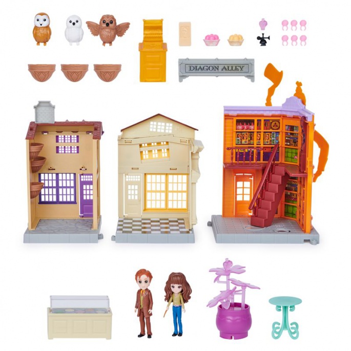 Harry Potter igraća kolica "Diagon Alley" s figuricama