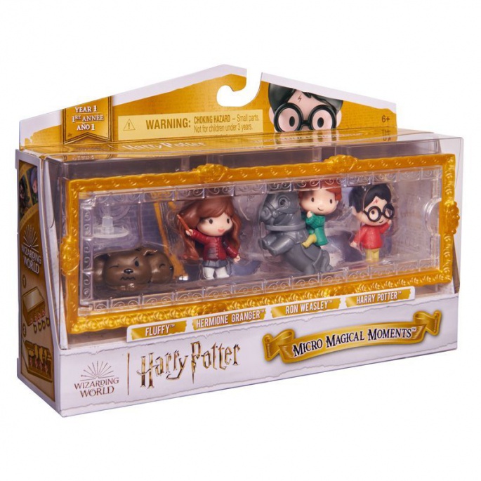 Harry Potter multipak mini figura Harry, Hermiona i Ron s priborom