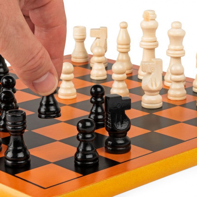 Spin Master Games klasične drvene šahovske figure