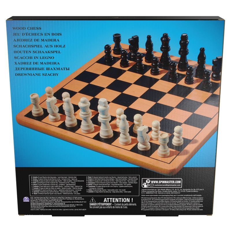 Spin Master Games klasične drvene šahovske figure