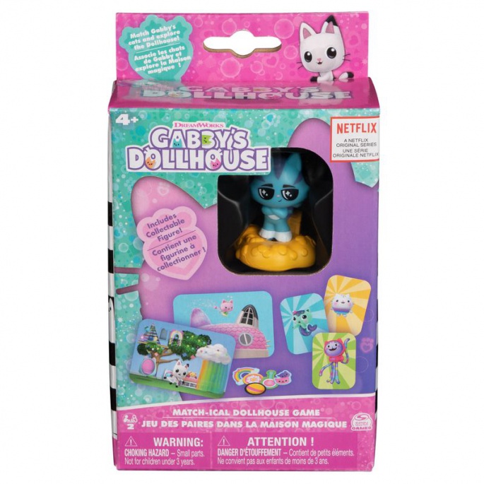 Spin Master Games Gabby’s dollhouse kartaška igra s figuricom