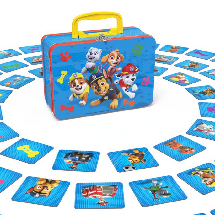 Spin Master Games Paw Patrol pexeso u metalnom kovčegu