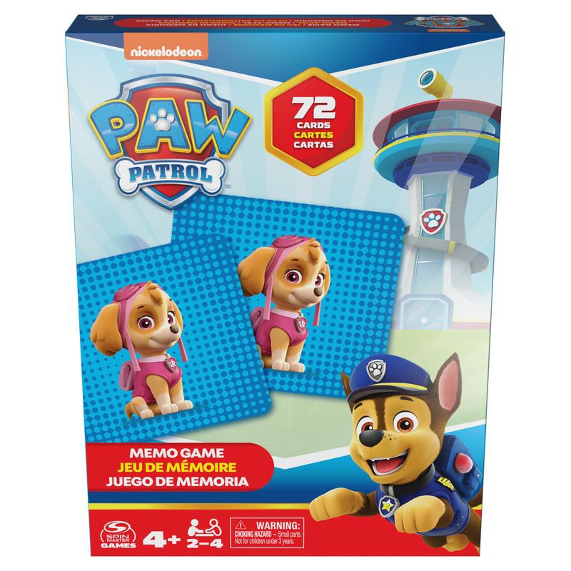 Spin Master Games Paw Patrol pexeso 72 karte
