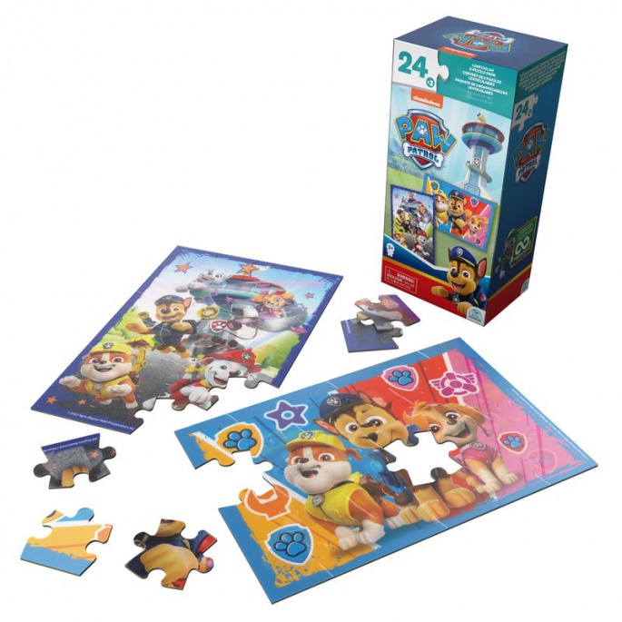 Spin Master Games Paw Patrol lenticularni puzzle 2x24 dijelova