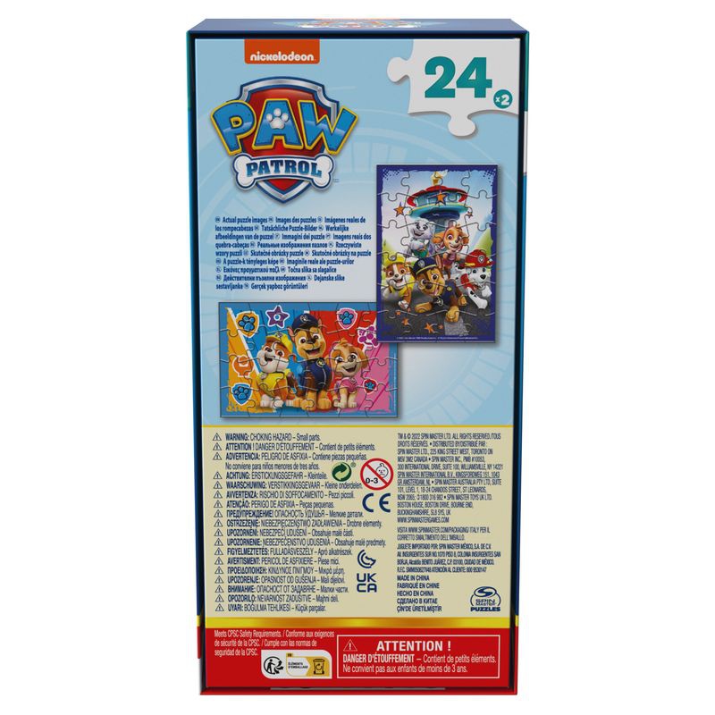 Spin Master Games Paw Patrol lenticularni puzzle 2x24 dijelova