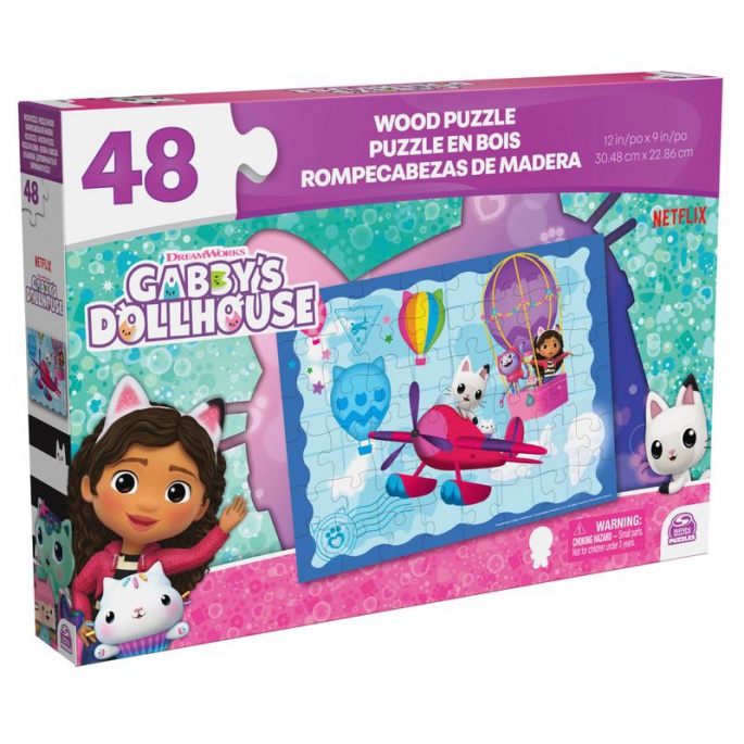 Spin Master Games Gabby’s dollhouse drvena slagalica od 48 dijelova