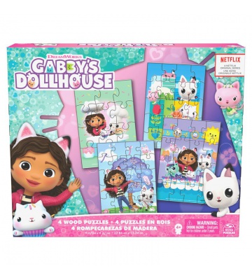 Spin Master Games Gabi i njena čarobna kuća drvene slagalice 4 slike