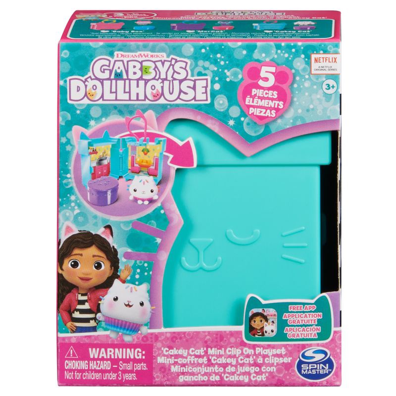 Gabby’s dollhouse, preklopni set s privjeskom Cakey