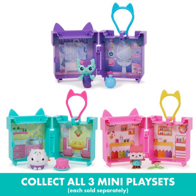 Gabby’s dollhouse, preklopni set s privjeskom Cakey