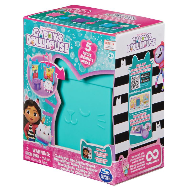 Gabby’s dollhouse, preklopni set s privjeskom Cakey