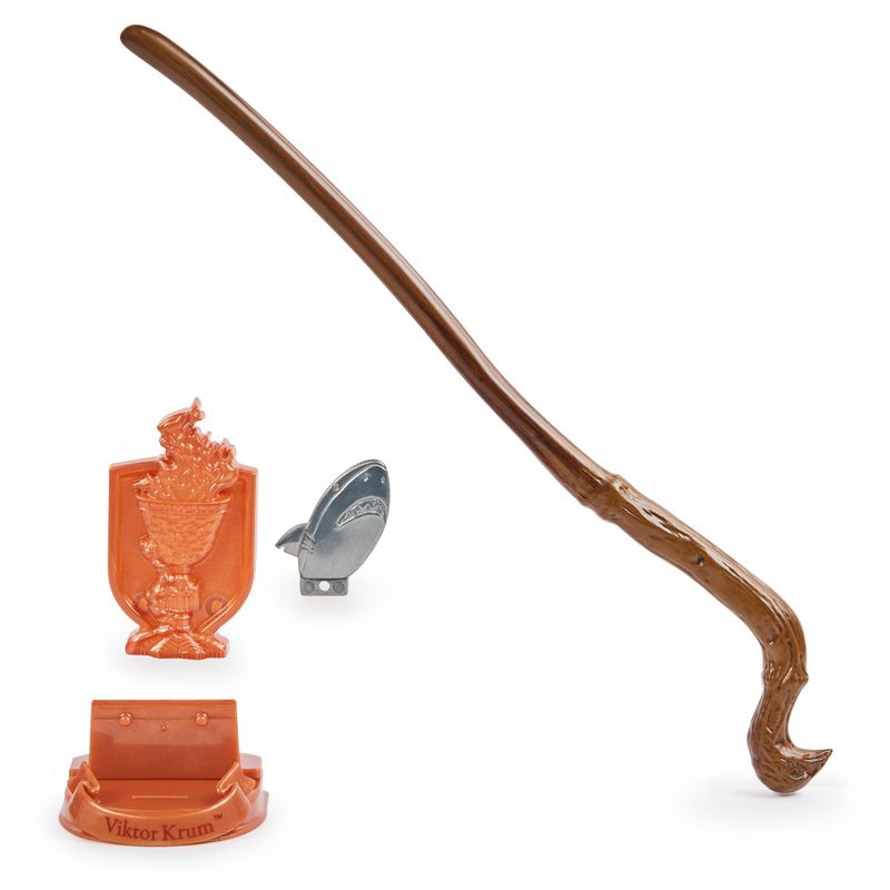 Harry Potter kolekcionarski štapić s postoljem 2C Viktor Krum