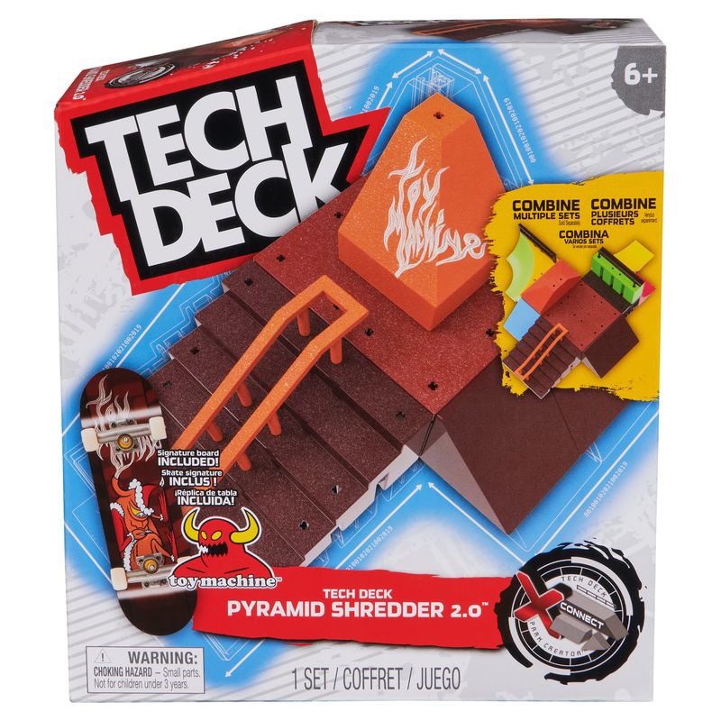 Tech Deck Xconnect skate park Mafia Pyramid Shredder Toy Machine
