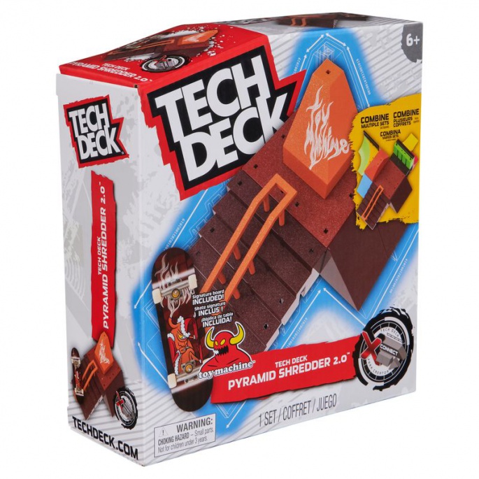 Tech Deck Xconnect skate park Mafia Pyramid Shredder Toy Machine