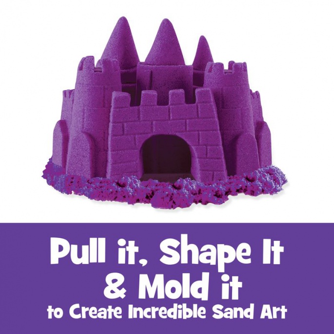 Kinetic Sand pakiranje ljubičastog pijeska 0,9 kg