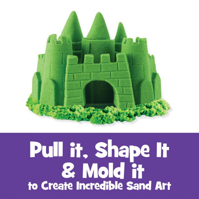 Kinetic Sand pakiranje zelenog pijeska 0,9 kg
