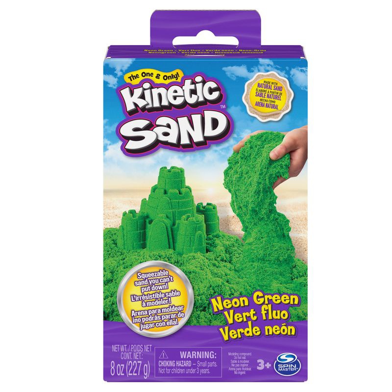 Kinetic Sand zeleni tekući pijesak u kutiji