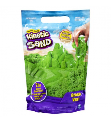 Kinetic Sand pakiranje sa zelenim tekućim pijeskom 0,9 kg