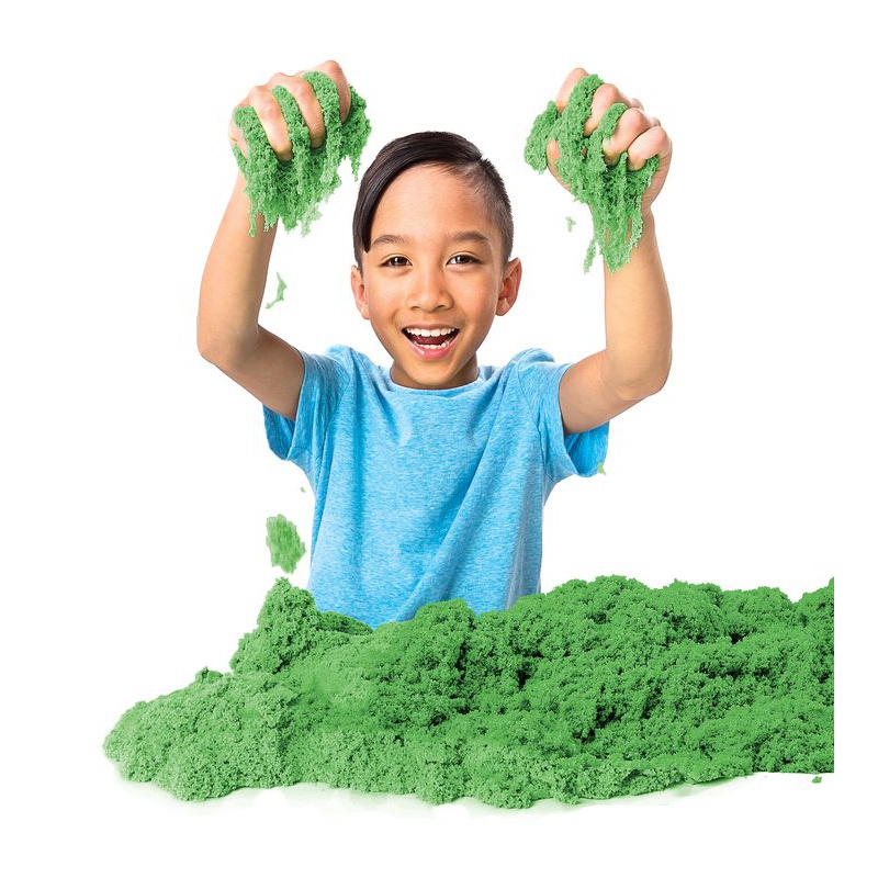Kinetic Sand pakiranje sa zelenim tekućim pijeskom 0,9 kg
