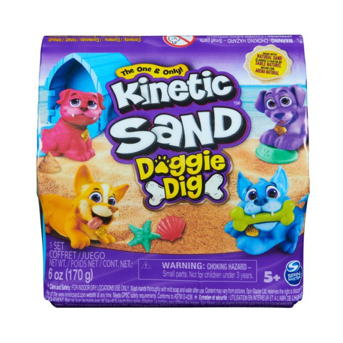 Kinetic Sand pas u kućici mini