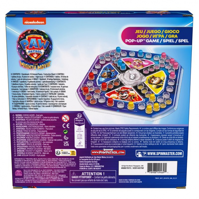 Spin Master Games Tlapková patrola ve velkofilmu Člověče nezlob se