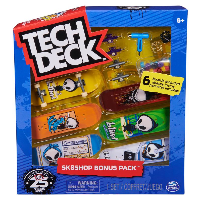Tech Deck skateshop 6ks s příslušenstvím Blind II