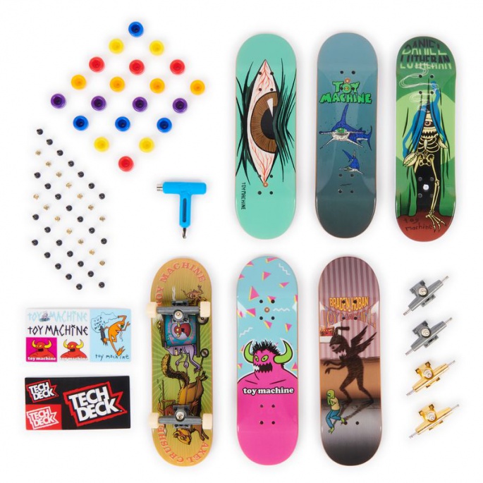 Tech Deck skateshop 6ks s příslušenstvím Toy Machine