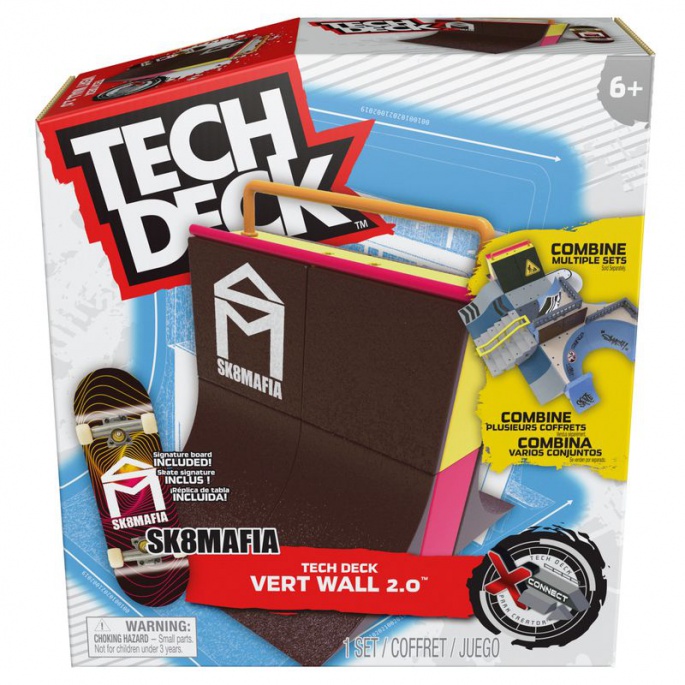 Tech Deck Xconnect skatepark Mafia Vert Wall