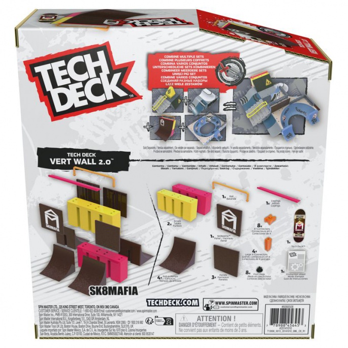 Tech Deck Xconnect skatepark Mafia Vert Wall