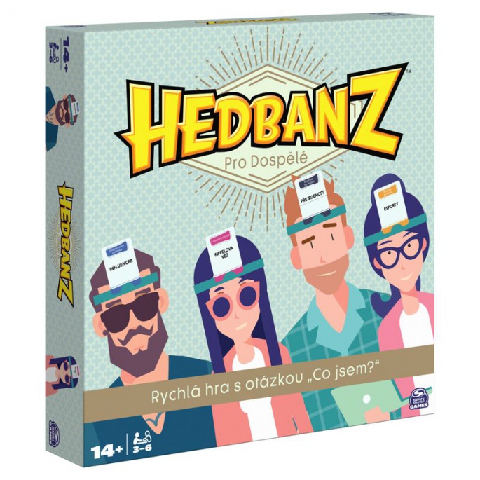 Spin Master Games Hedbanz Hra pro dospělejší - česká verze