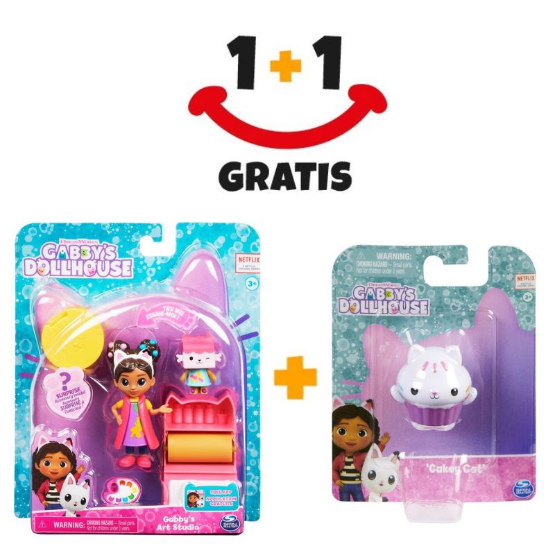 Akce 1+1 Gábinin kouzelný domek kočičí sada umělecké studio + figurka Dortě ZDARMA