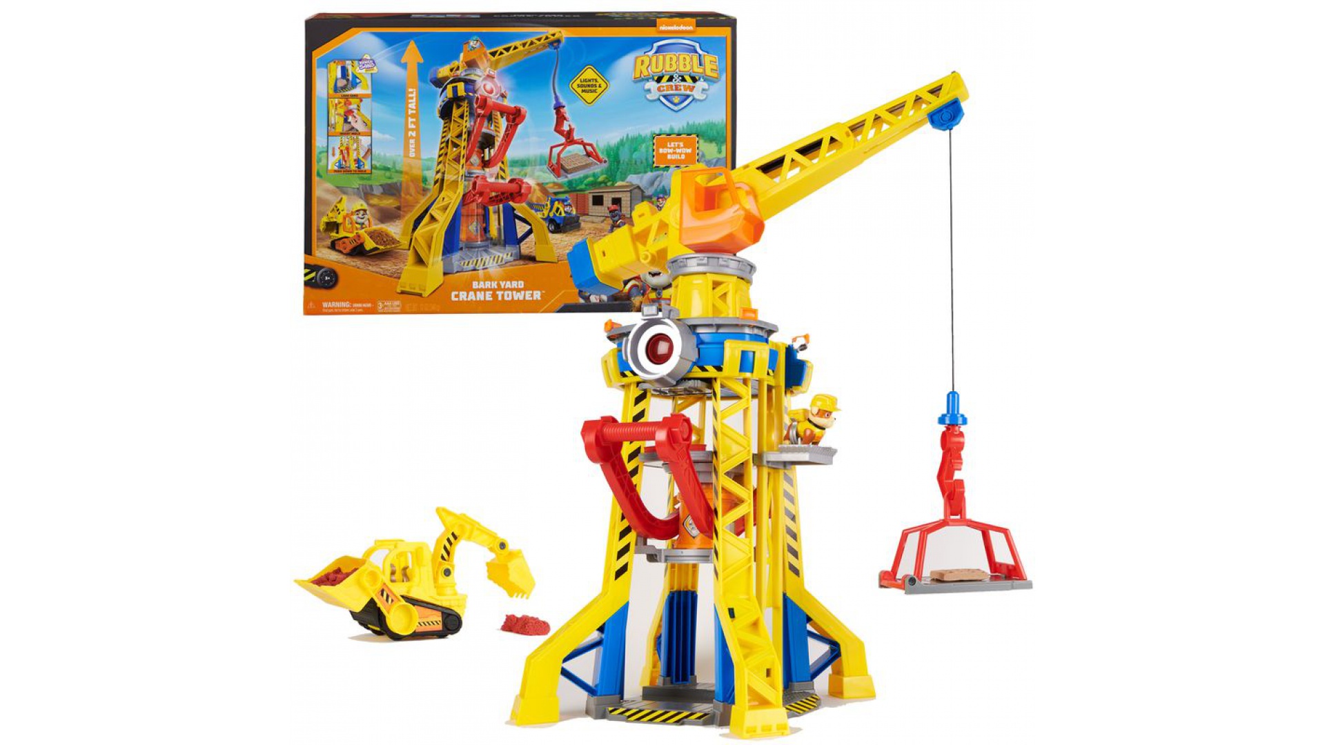 Levně Rubble a jeho parta interaktivní jeřáb se zvuky 60 cm