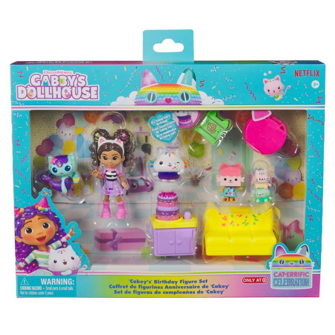 Gabbin magiska dockhus födelsedags multipack figurer