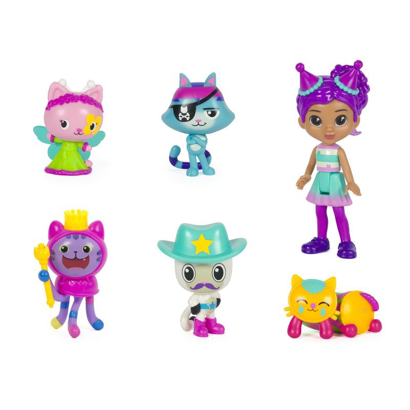 Gabbi magiska dockhus multipack figurer - fest