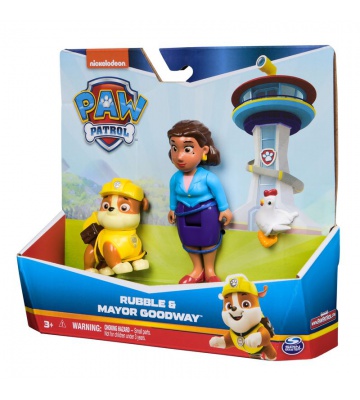 Paw Patrol Δήμαρχος Γκούντγουεϊ με φιγούρα Ραμπλ