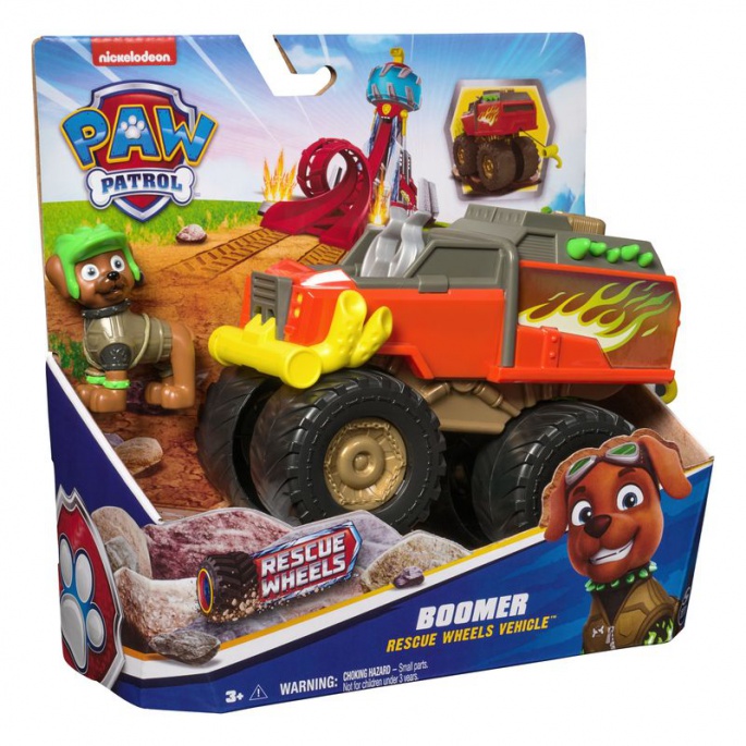 Paw Patrol Rescue Wheels tematiskt fordon Boomer