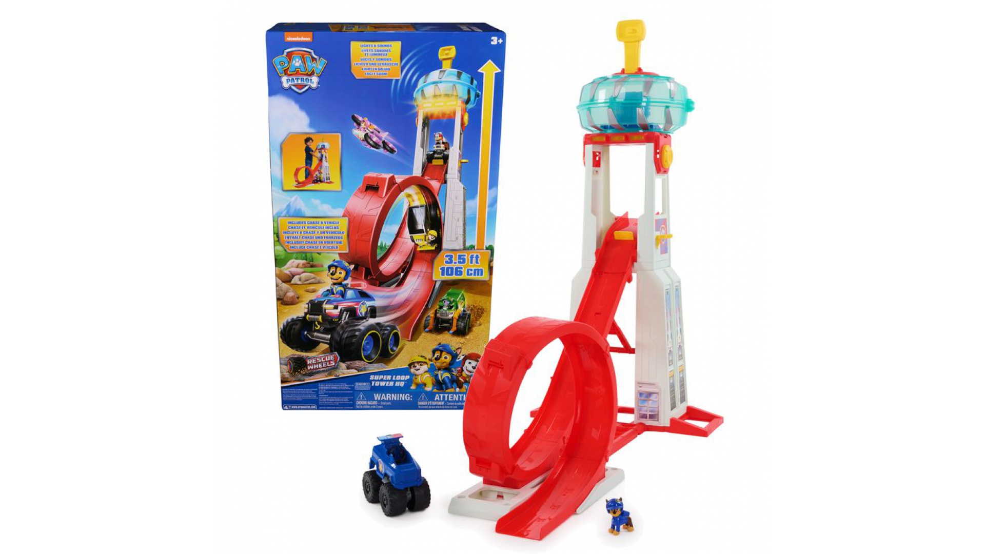 Levně Tlapková Patrola velká věž Rescue Wheels