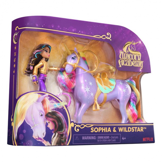 Unicorn Academy Figurer Sophia och Wildstar 11 cm