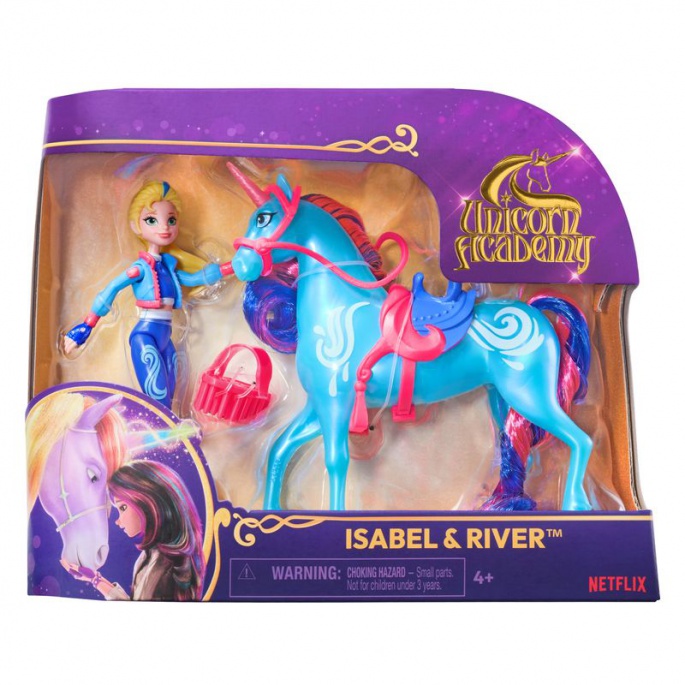 Unicorn Academy figurer Isabel och River 11 cm