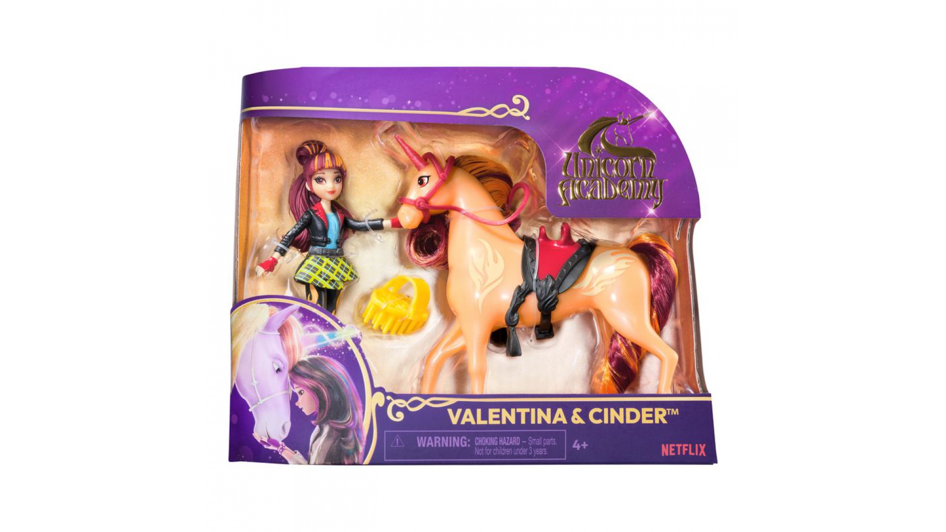 Levně Jednorožčí akademie figurky Valentina a Uhlík 11 cm