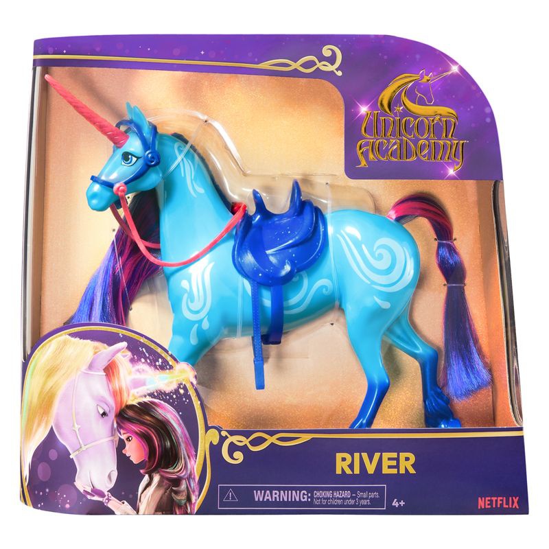 Unicorn Academy borstande enhörning River 28 cm
