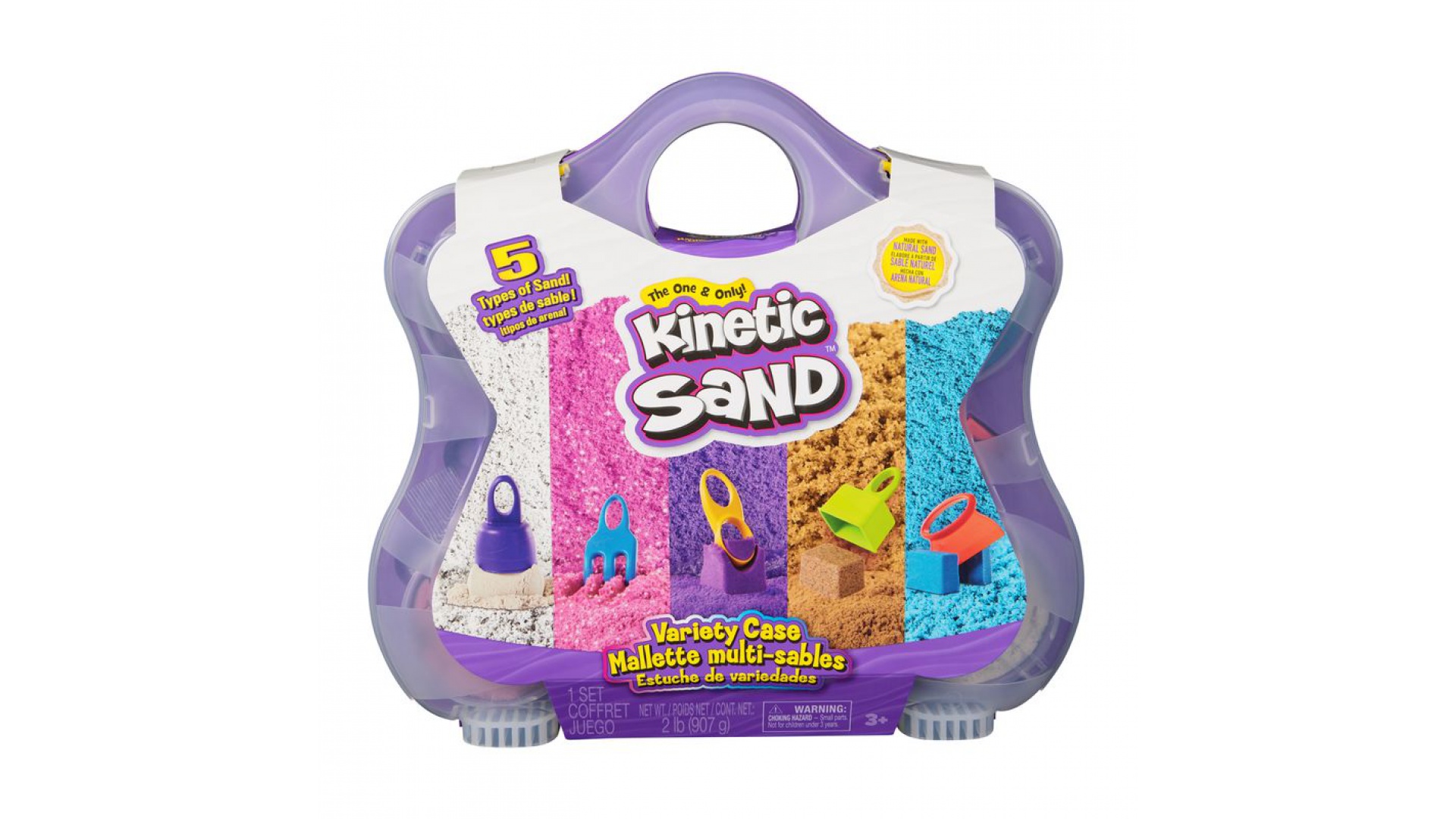 Levně Kinetic Sand kufřík s doplňky